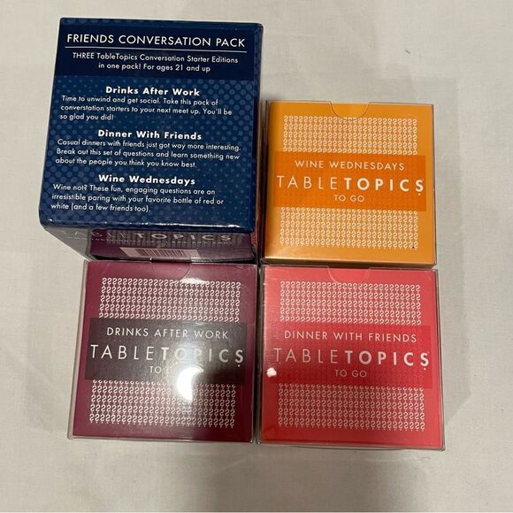 Table Topics Friends Conversation Pack 3 pack - Picture 2 of 11